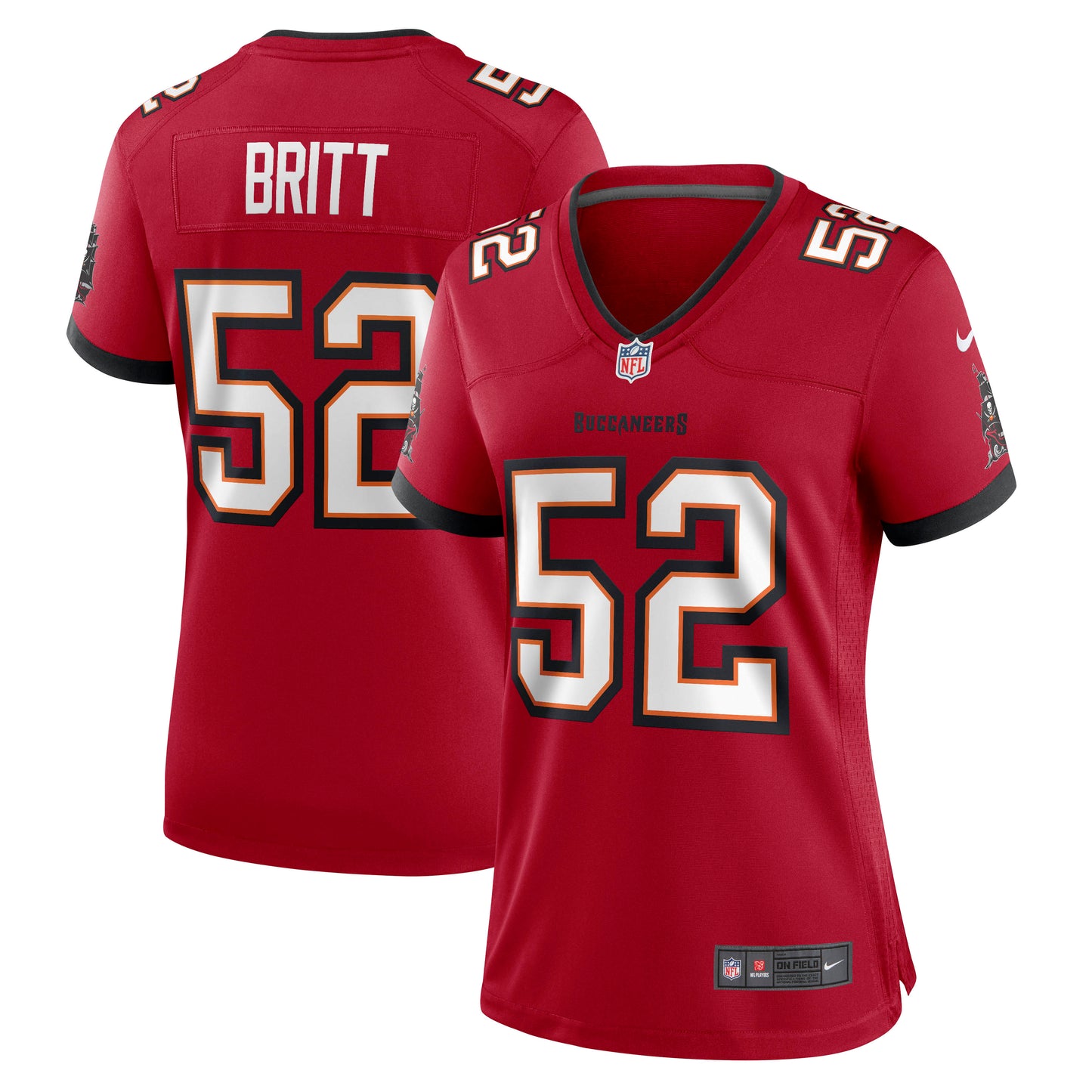 K.J. Britt Tampa Bay Buccaneers Nike Women's Game Jersey - Red