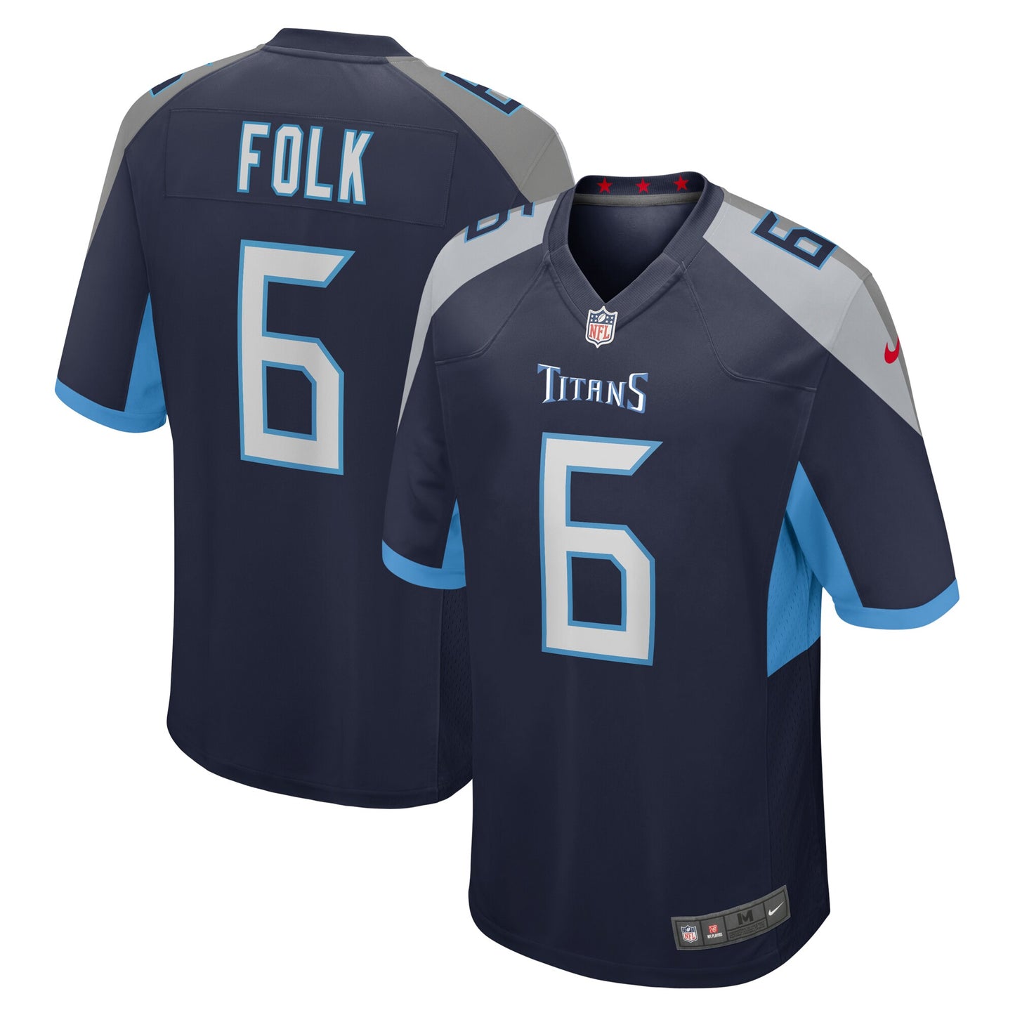 Nick Folk Tennessee Titans Nike Team Game Jersey - Navy