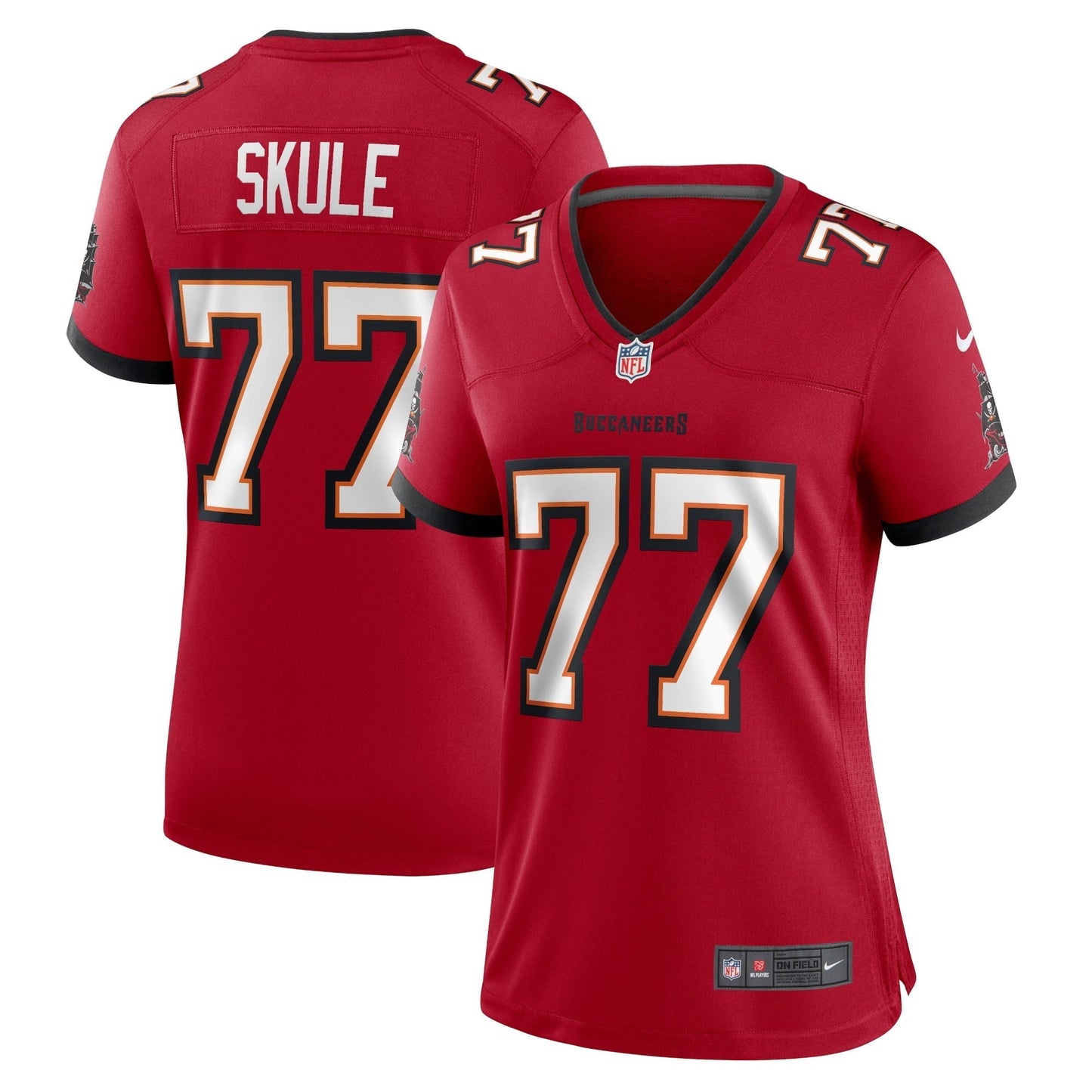 Women's Nike Justin Skule Red Tampa Bay Buccaneers Home Game Player Jersey