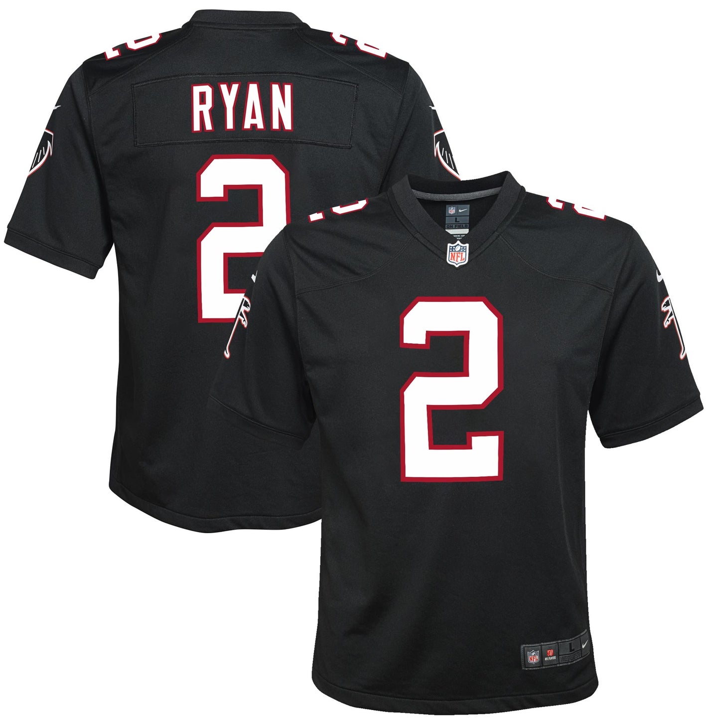 Matt Ryan Atlanta Falcons Nike Youth Throwback Game Jersey - Black
