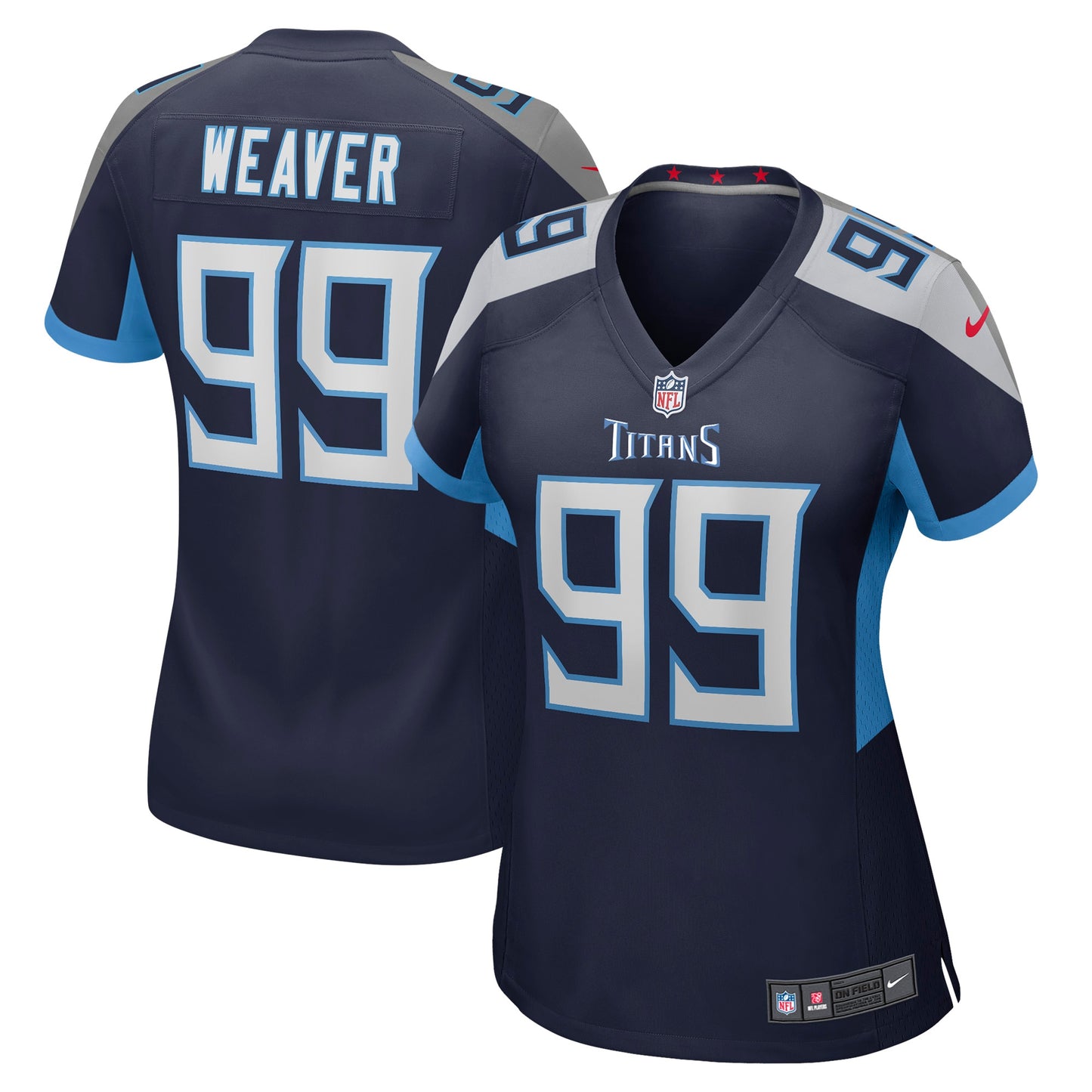 Rashad Weaver Tennessee Titans Nike Women's Game Jersey - Navy