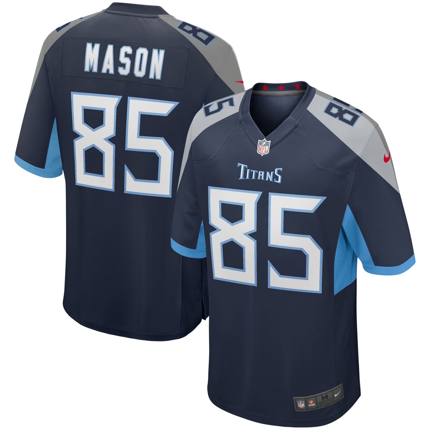 Derrick Mason Tennessee Titans Nike Game Retired Player Jersey - Navy