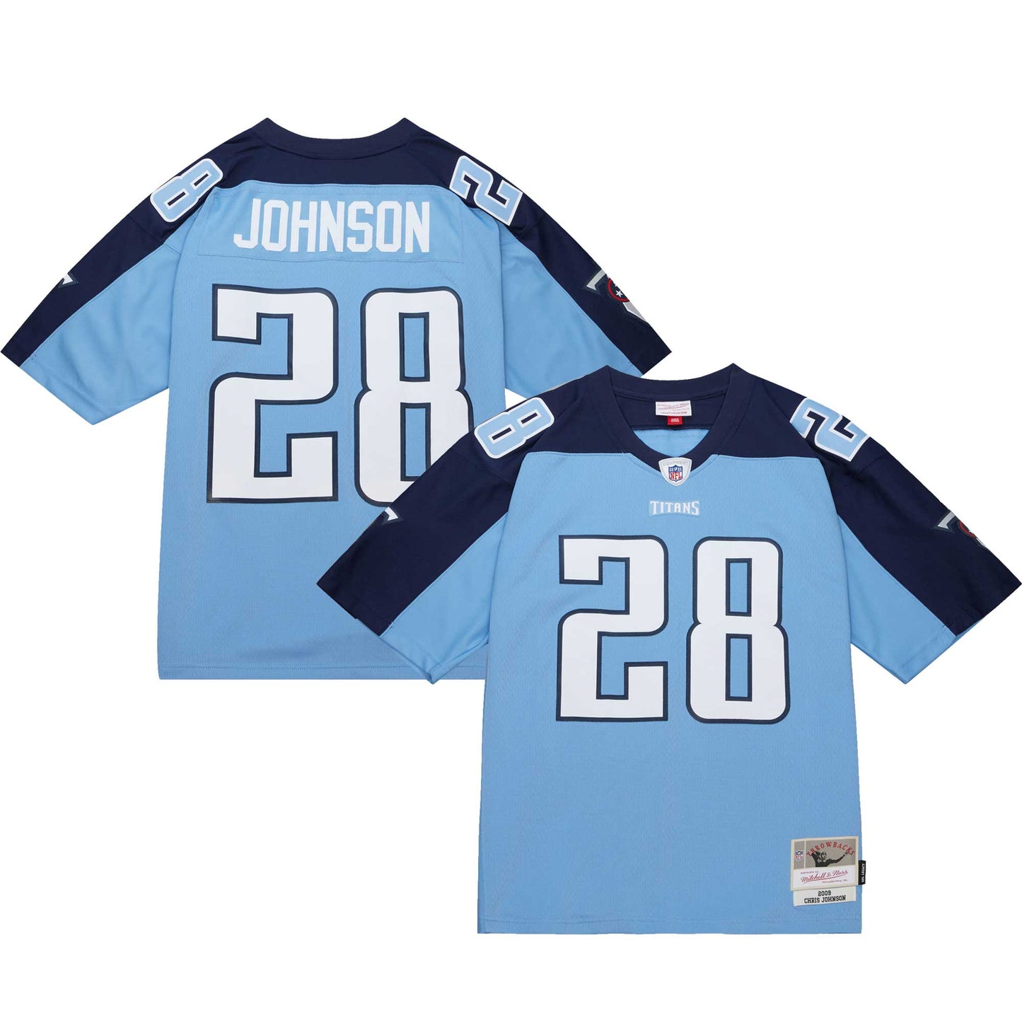 Chris Johnson Tennessee Titans Mitchell & Ness Legacy Replica Jersey - Light Blue