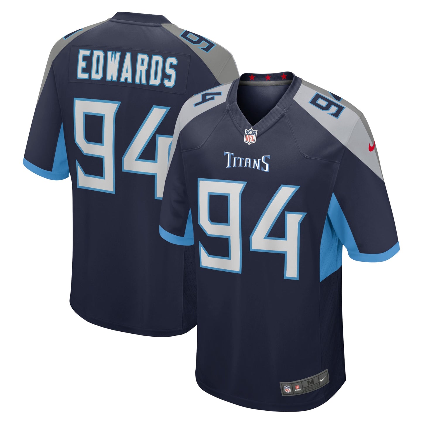 Mario Edwards Tennessee Titans Nike Home Game Player Jersey - Navy