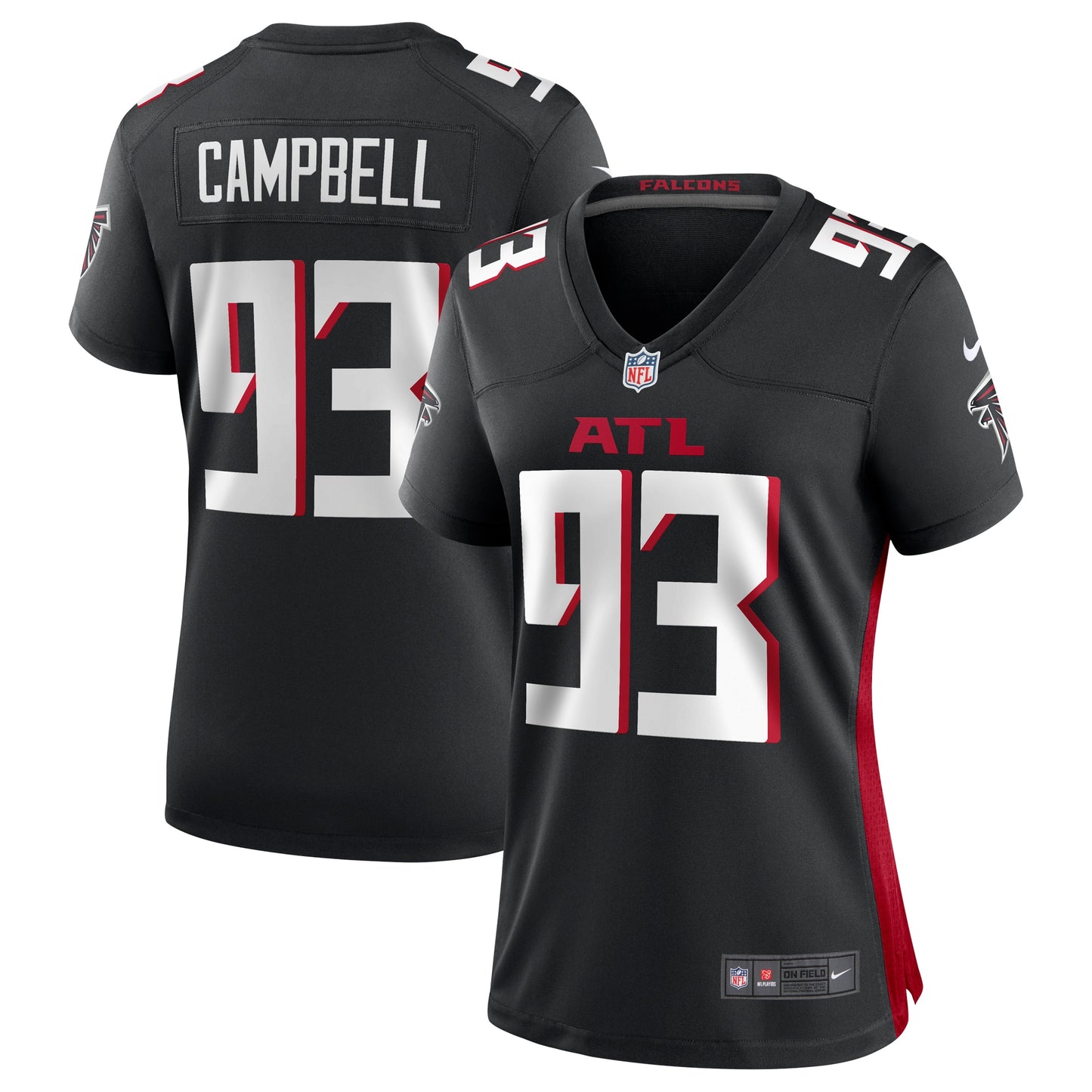 Calais Campbell Atlanta Falcons Nike Women's Game Player Jersey - Red