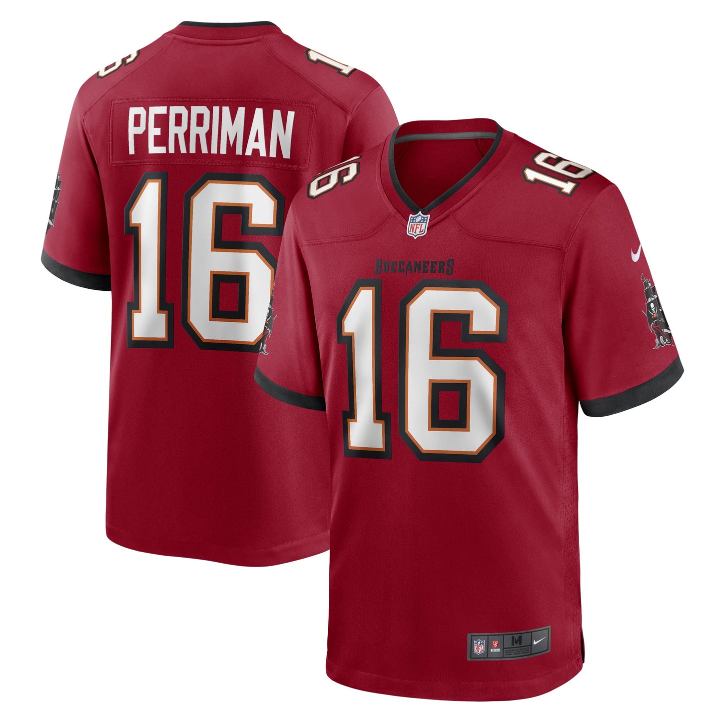 Breshad Perriman Tampa Bay Buccaneers Nike Game Player Jersey - Red