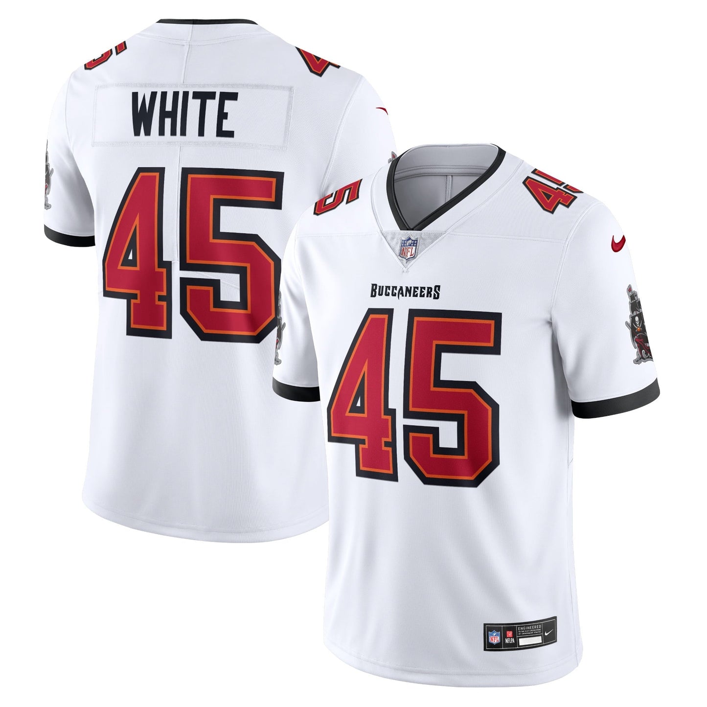 Men's Nike Devin White White Tampa Bay Buccaneers Vapor Untouchable Limited Jersey