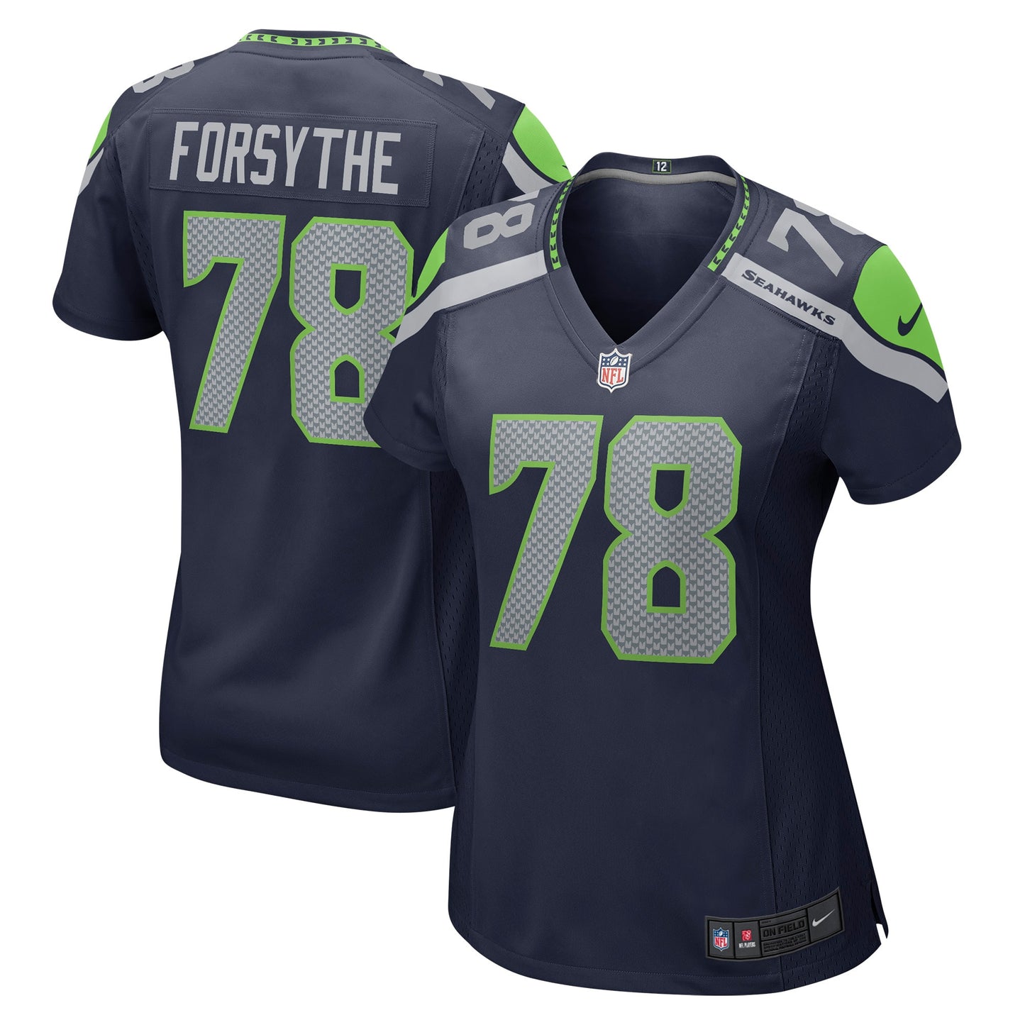 Stone Forsythe Seattle Seahawks Nike Women's Game Jersey - College Navy