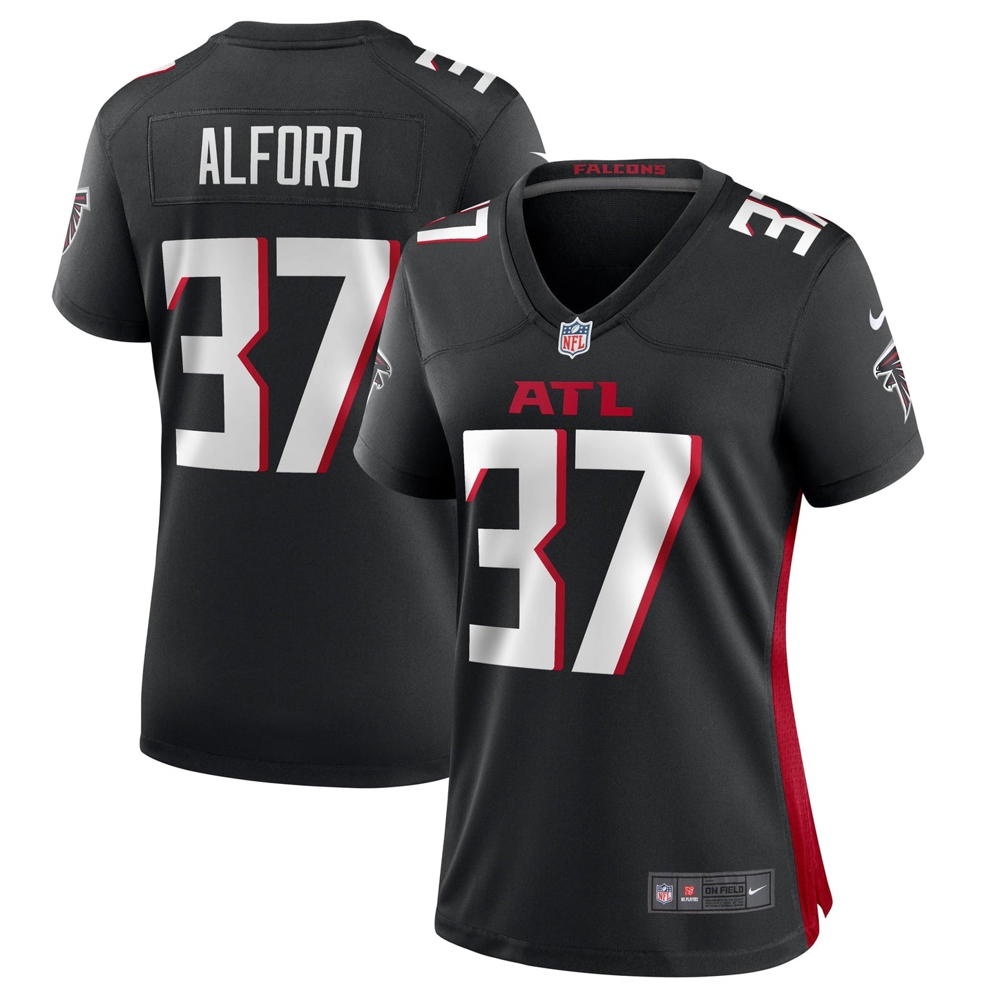 Women's Nike Dee Alford Black Atlanta Falcons Player Game Jersey