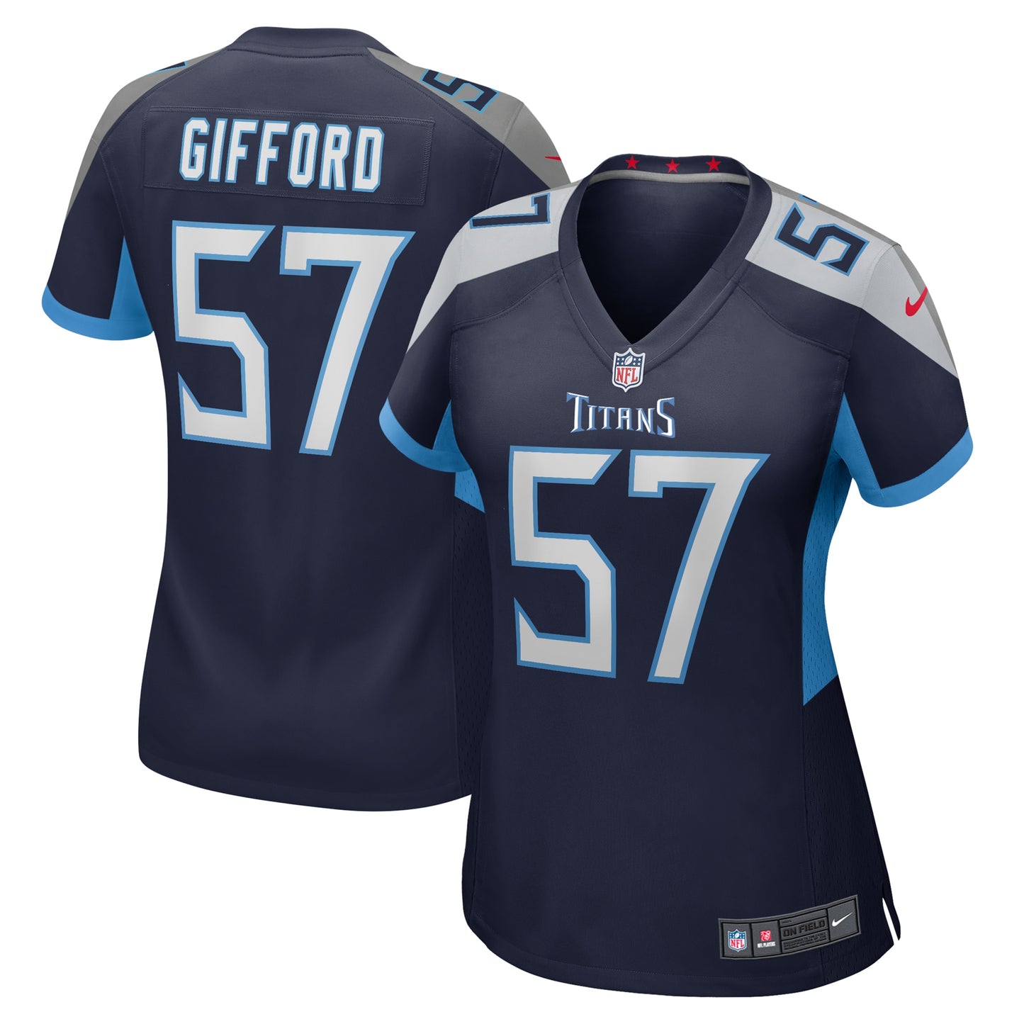 Luke Gifford Tennessee Titans Nike Women's Game Player Jersey - Navy