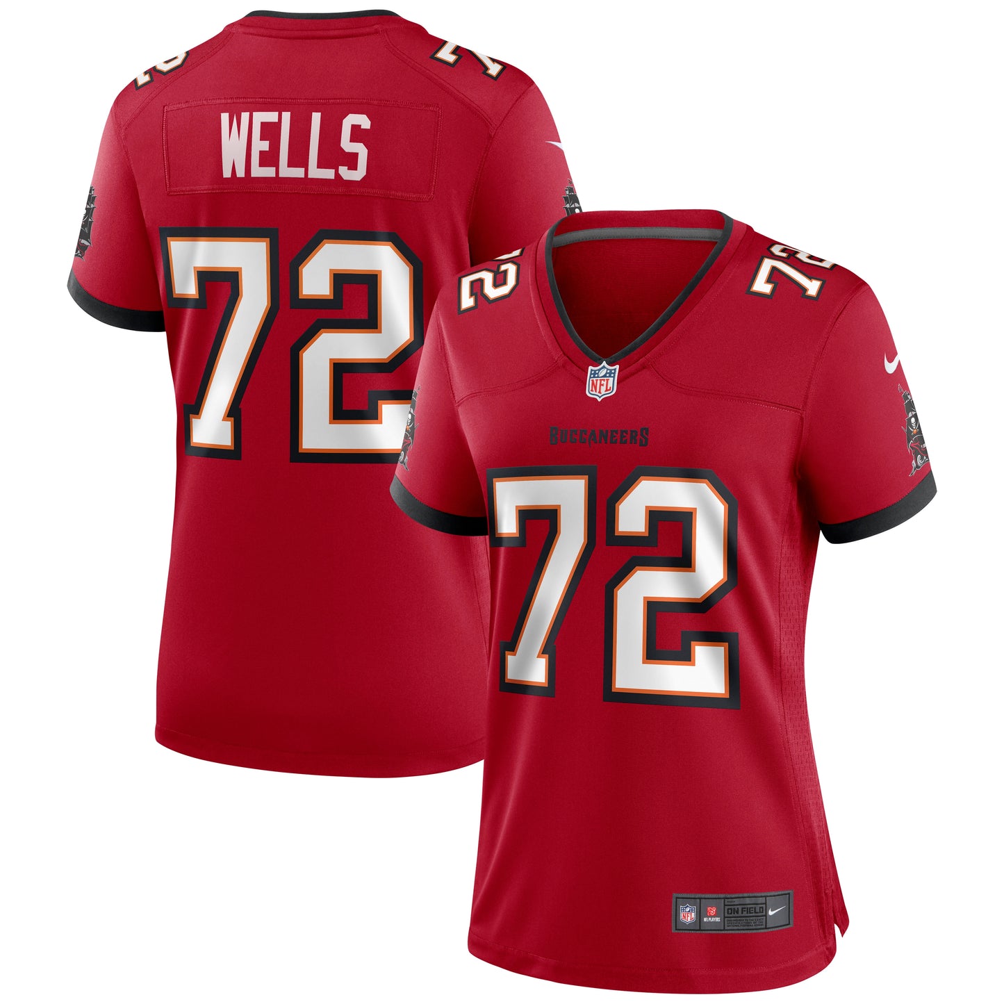 Josh Wells Tampa Bay Buccaneers Nike Women's Game Jersey - Red