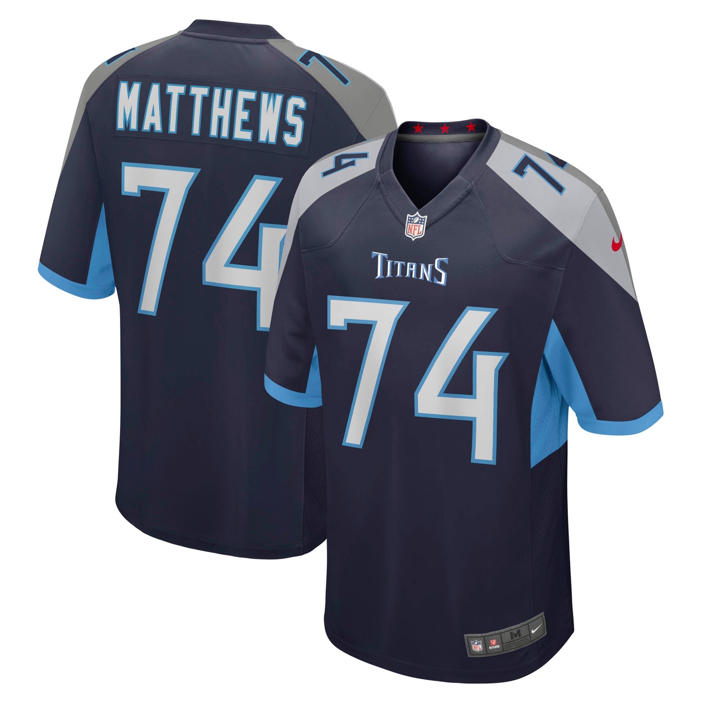 Bruce Matthews Tennessee Titans Nike Retired Player Jersey - Navy