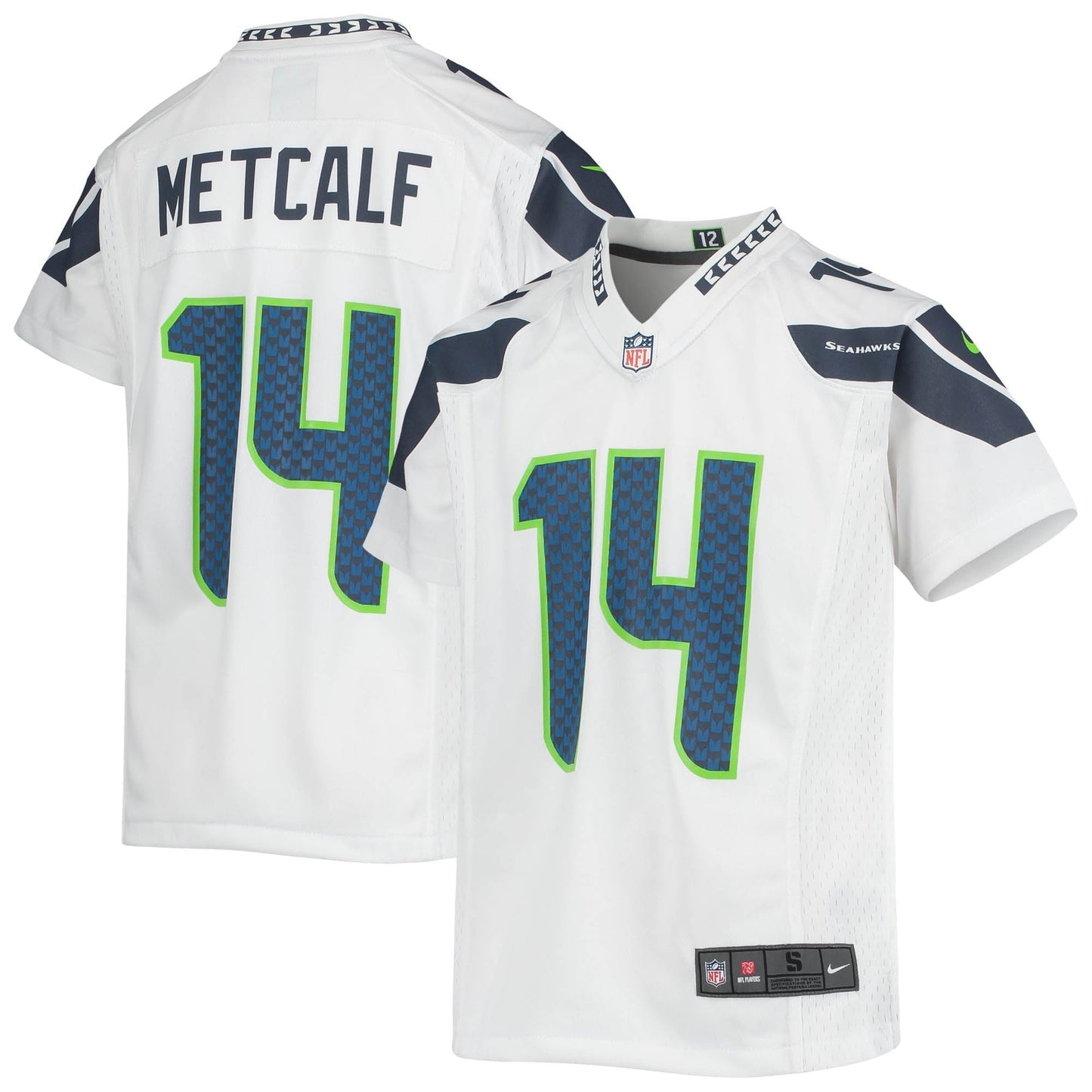 Youth Nike DK Metcalf White Seattle Seahawks Game Jersey
