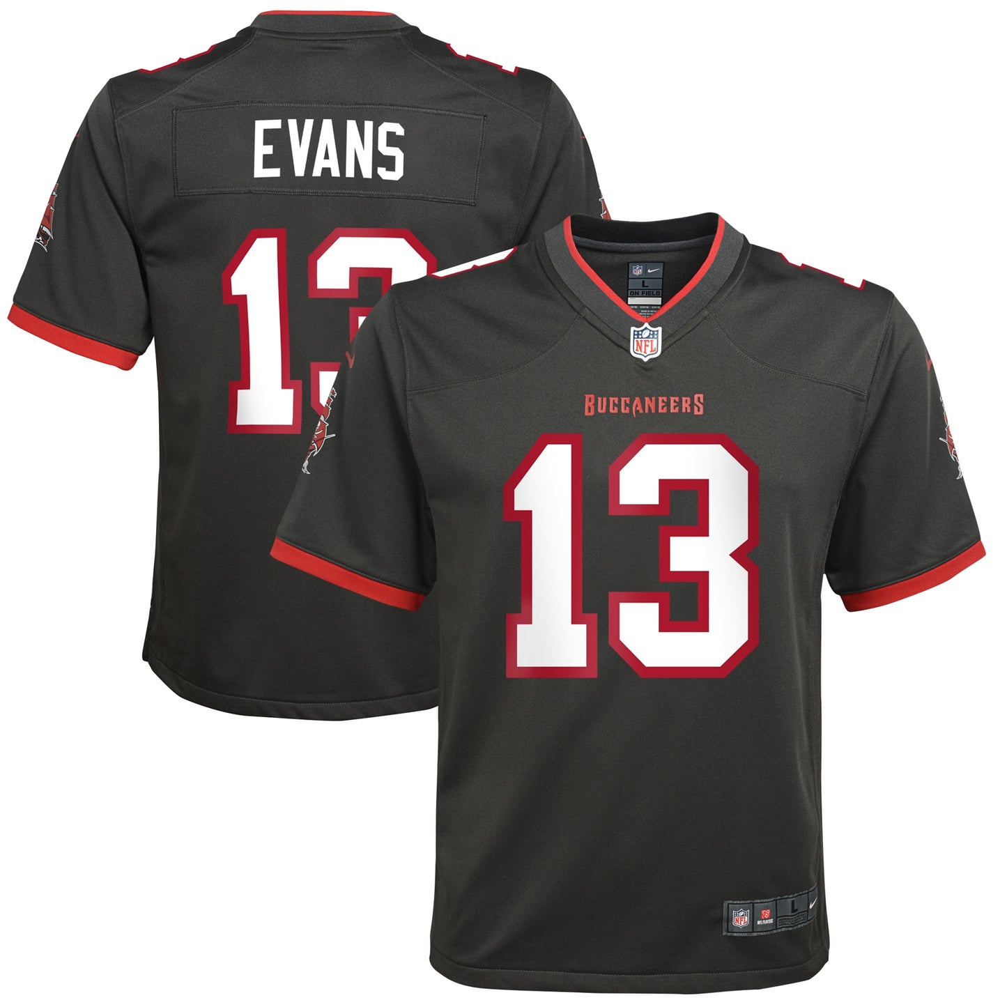 Mike Evans Tampa Bay Buccaneers Nike Youth Game Jersey - Pewter