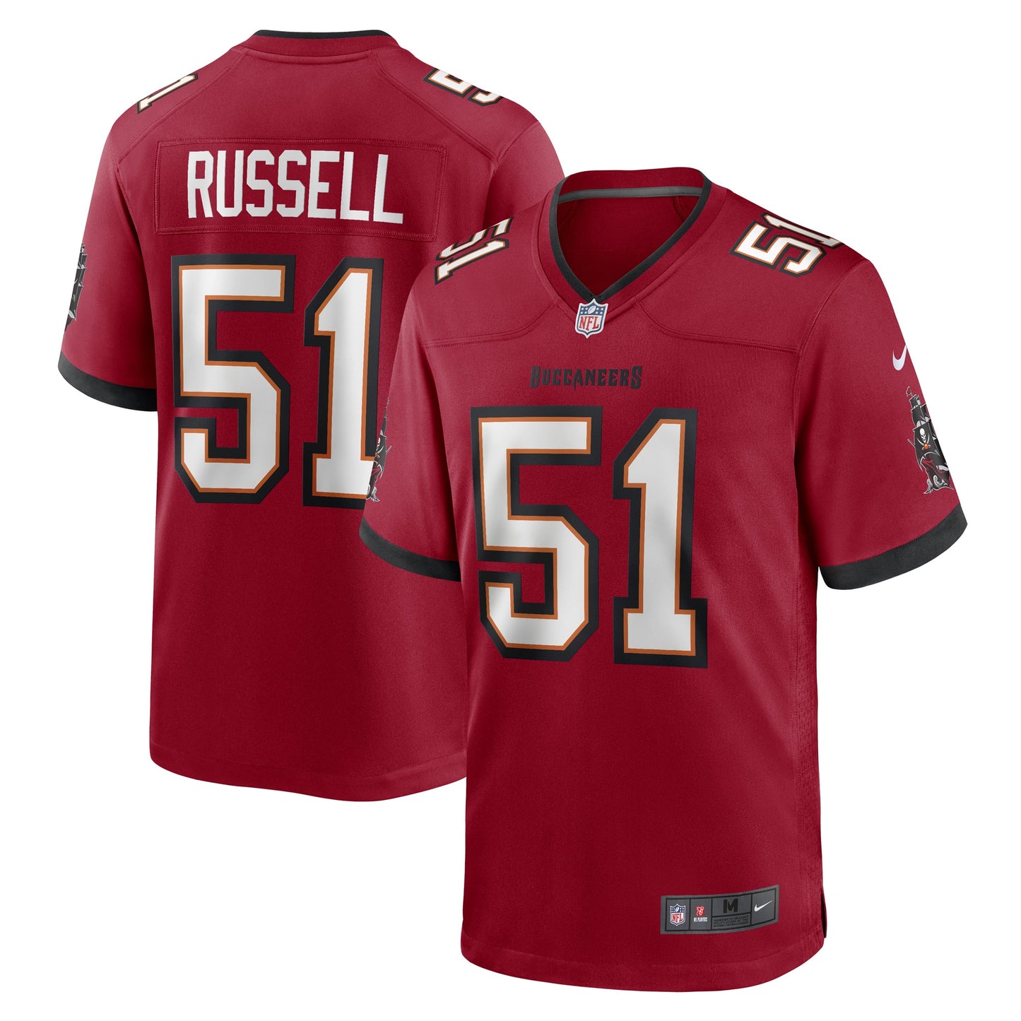 J.J. Russell Tampa Bay Buccaneers Nike Game Player Jersey - Red
