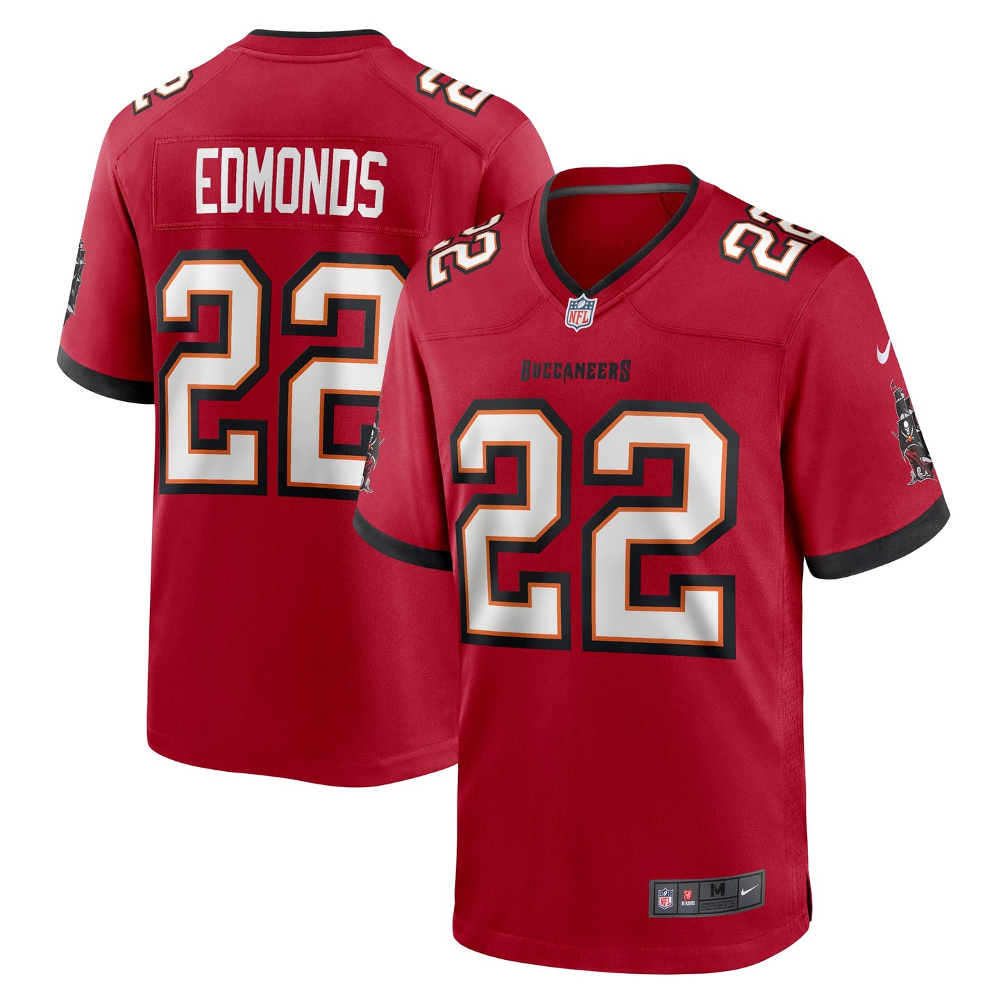 Chase Edmonds Tampa Bay Buccaneers Nike Game Jersey - Red