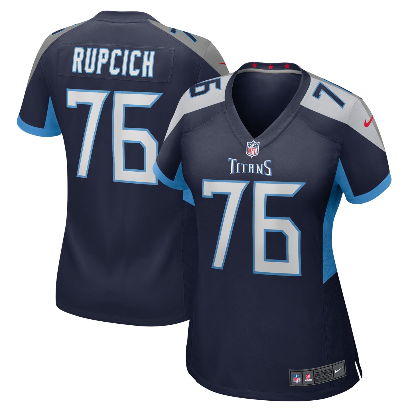 Andrew Rupcich Tennessee Titans Nike Women's Game Player Jersey - Navy