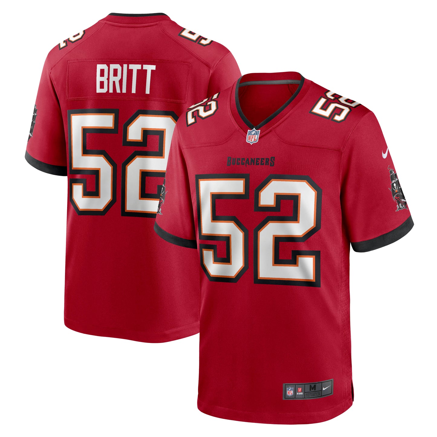 K.J. Britt Tampa Bay Buccaneers Nike Game Jersey - Red