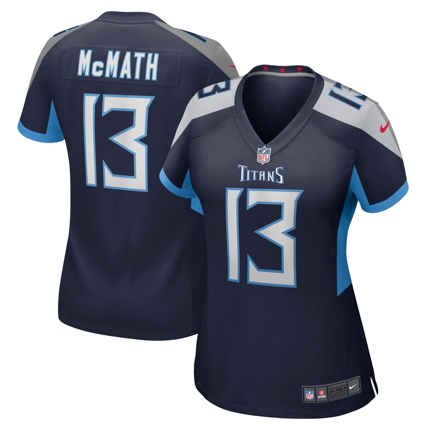 Racey McMath Tennessee Titans Nike Women's Game Player Jersey - Navy