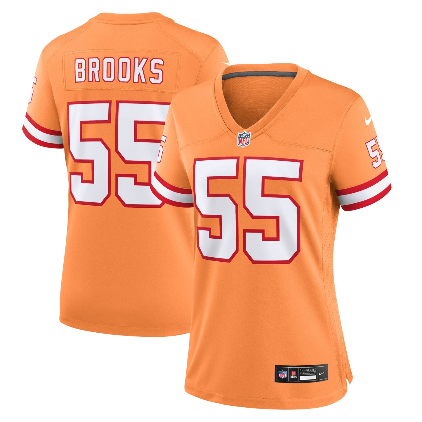 Derrick Brooks Tampa Bay Buccaneers Nike Women's Throwback Game Jersey - Orange